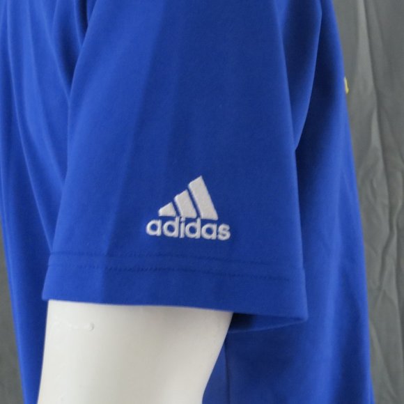 Team Italy Soccer Jersey - 1990s Practice Jersey by Adidas - Men's Large - Picture 8 of 9